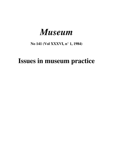 A Method of recording public inquiries in a museum