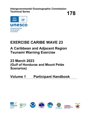 Exercise caribe wave 23: a Caribbean and Adjacent Region Tsunami