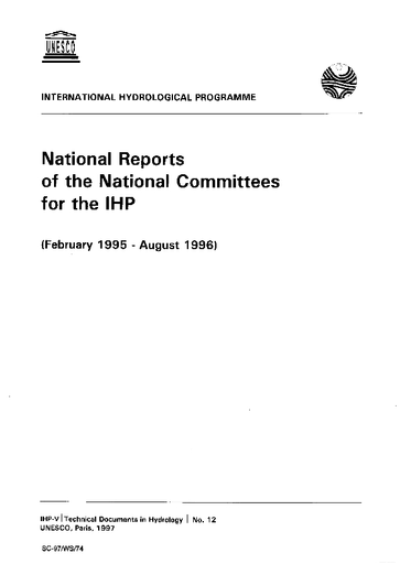 National reports of the National Committees for the IHP, February