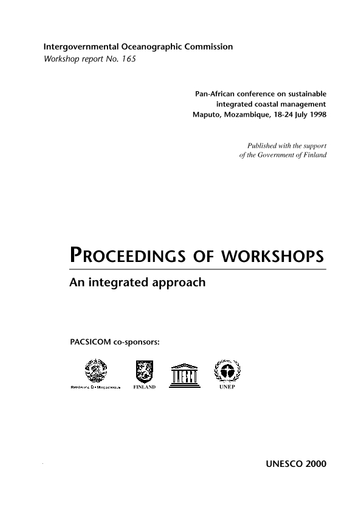 Proceedings of workshops: an integrated approach