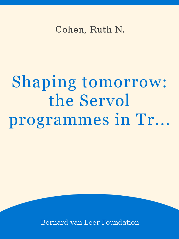 Shaping tomorrow: the Servol programmes in Trinidad and Tobago