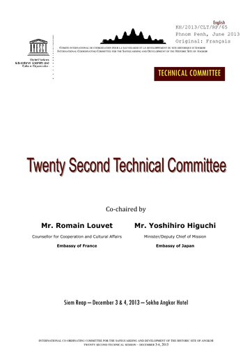 Twenty second Technical Committee