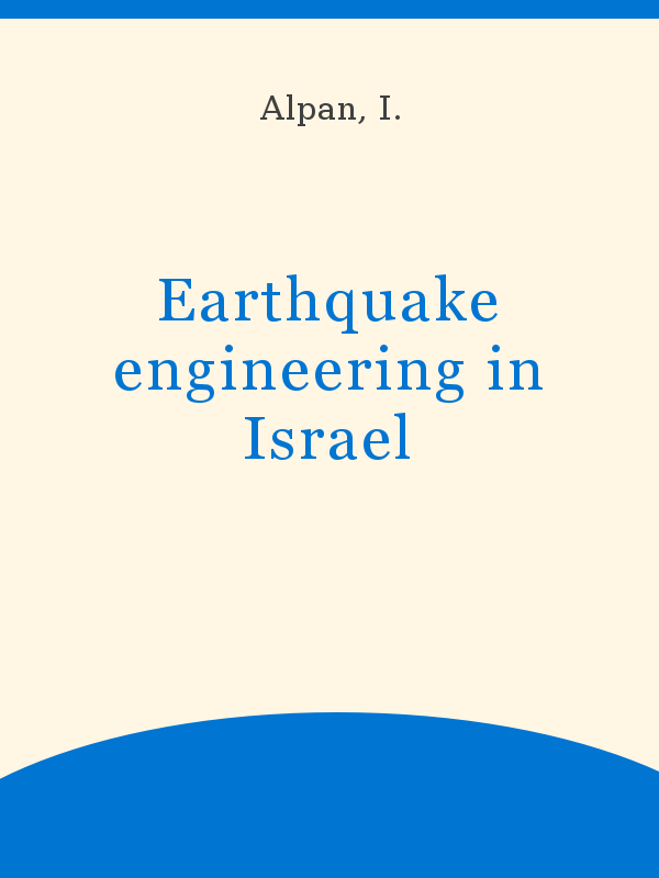 Earthquake engineering in Israel