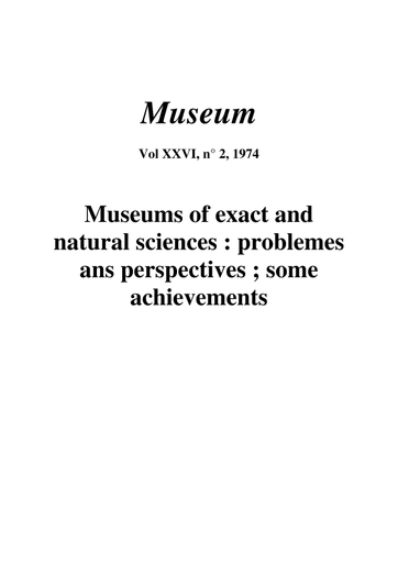 Museums Of The Natural And Exact Sciences
