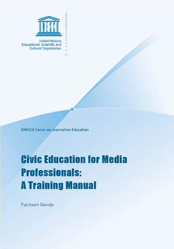 Civic education for media professionals: a training manual