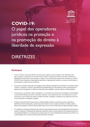 PANDEMIA DA COVID-19 E DIREITO E DIREITO FUNDAMENTAL À PRIVACIDADE