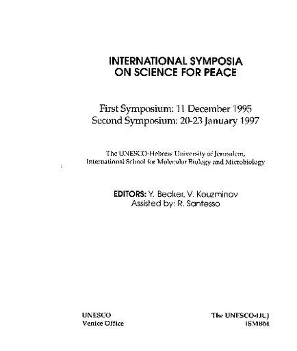 International Symposia on Science for Peace