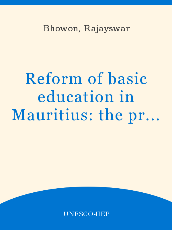 free education in mauritius essay