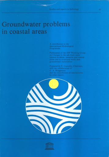 Groundwater Problems In Coastal Areas Unesco Digital Library
