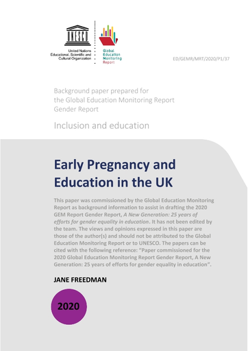 Pregnant Young - Early pregnancy and education in the UK