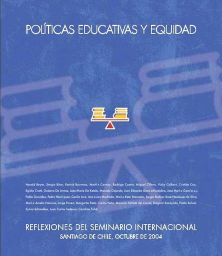 Politicas Educativas Y Equidad Reflexiones Del Seminario