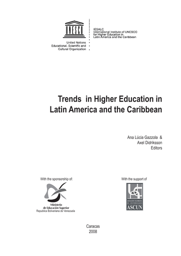 Trends In Higher Education In Latin America And The Caribbean