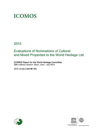 Evaluations of nominations of cultural and mixed properties to the