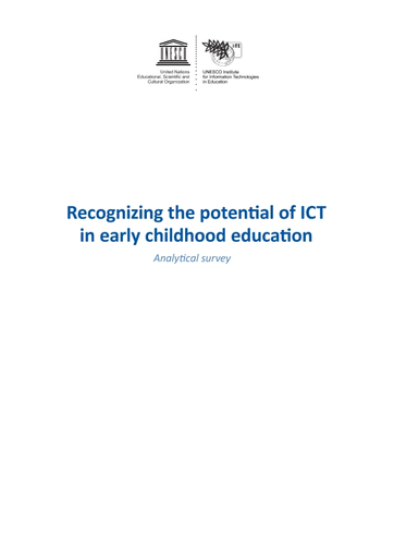 Recognizing The Potential Of Ict In Early Childhood Education