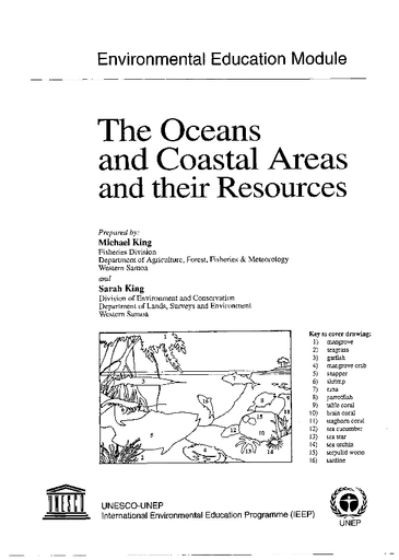 The Oceans and coastal areas and their resources: environmental education  module