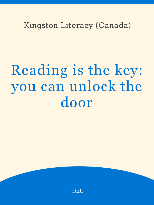 Unlocking The Doors To Literacy