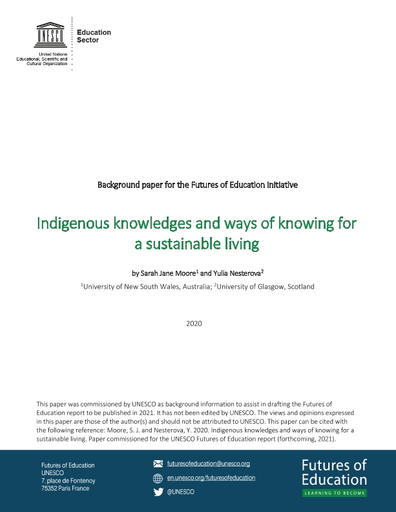 Knowing our lands and resources: indigenous and local knowledge of