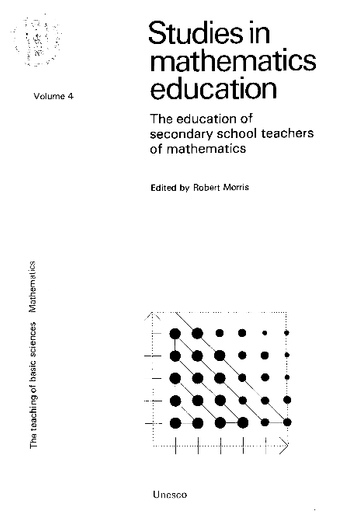 Studies In Mathematics Education V 4 The Education Of Secondary