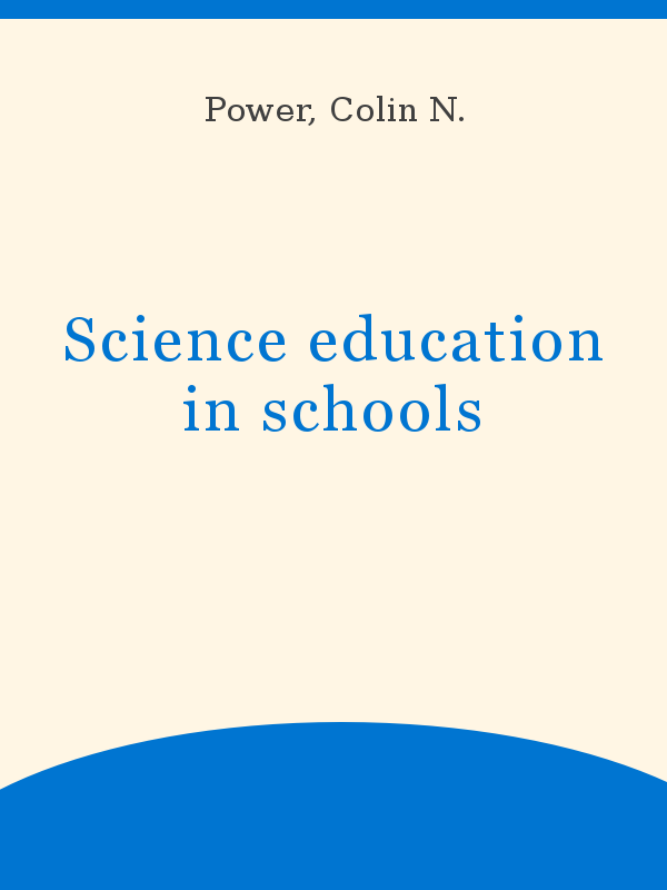 Science Education In Schools Unesco Digital Library