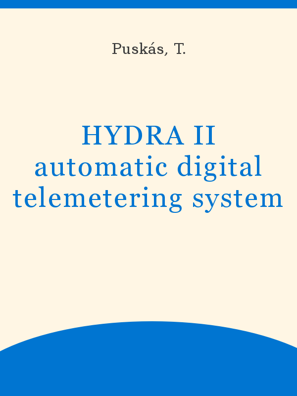 HYDRA II automatic digital telemetering system