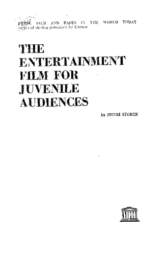 The Entertainment Film For Juvenile Audiences Unesco