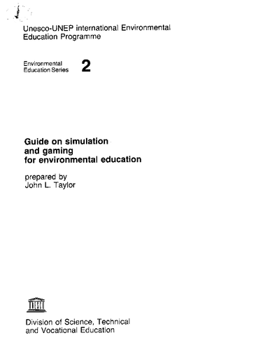 Classification of games and simulations