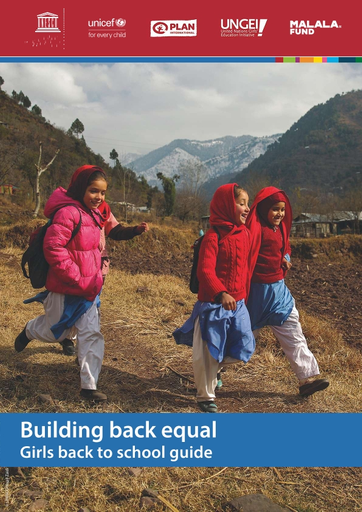 Building back equal: girls back to school guide