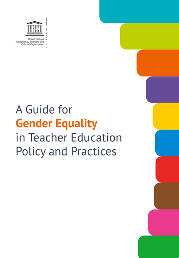 A Guide for gender equality in teacher education policy and practices