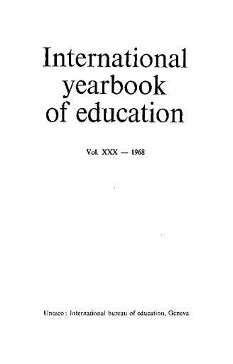 328px x 512px - International yearbook of education, v. 30, 1968