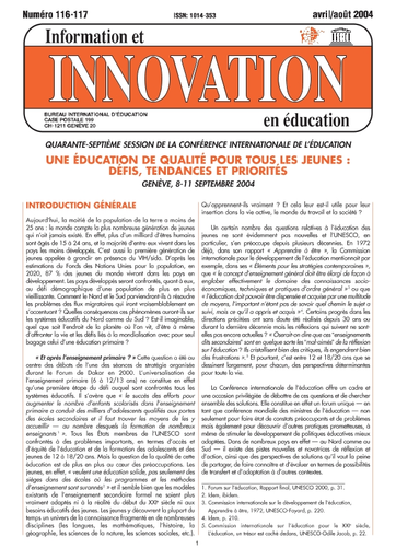 project innovation education journal