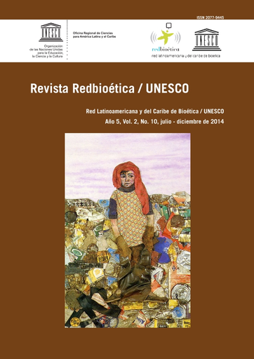 Revista Redbioética/UNESCO, año 5, vol. 2, no. 10, julio-diciembre de 2014