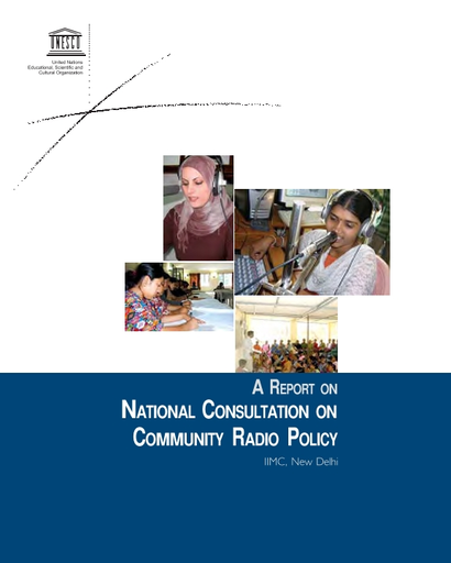 A Report on national consultation on community radio policy
