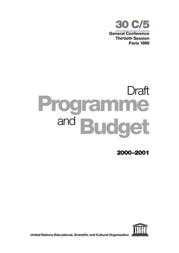 Preliminary proposals concerning the Draft Medium-term Strategy for  2002-2007 (31 C/4) and the Draft Programme and budget for 2002-2003 (31  C/5) (chi)