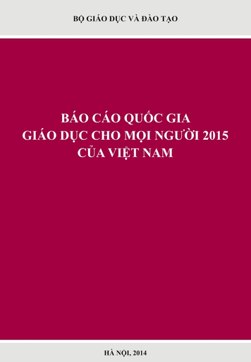 Viet Nam national Education for All 2015 review (vie)
