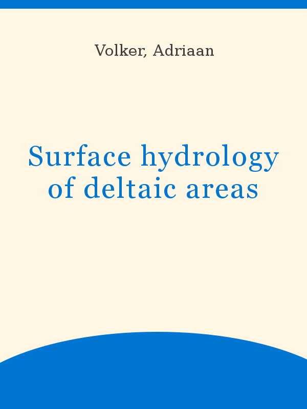 Surface Hydrology Of Deltaic Areas