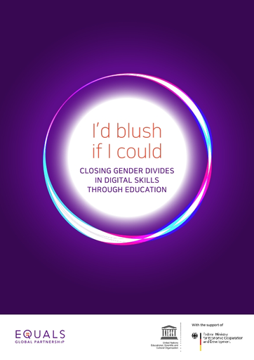 I'd blush if I could: closing gender divides in digital skills