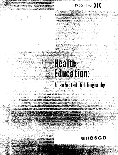 bibliography of health education