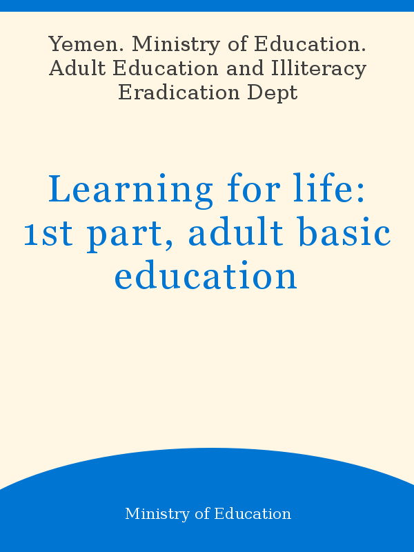 ADULT BASIC EDUCATION / Homepage