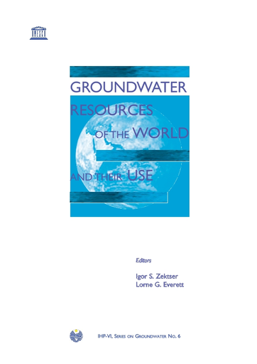 Donau Gå forud Citron Groundwater resources of the world and their use
