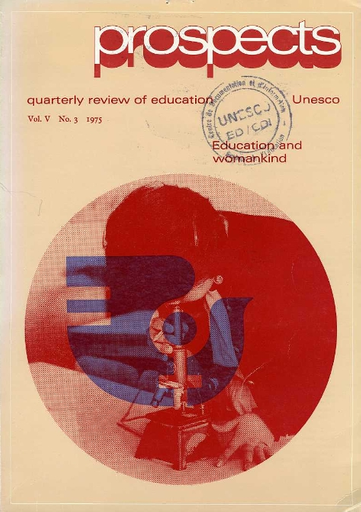 Prospects: quarterly review of education, V, 3