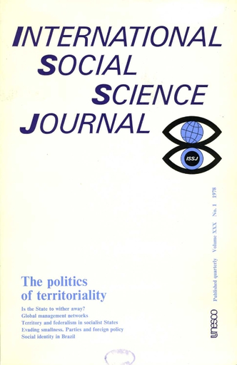 International Social Science Journal Xxx 1 Unesco