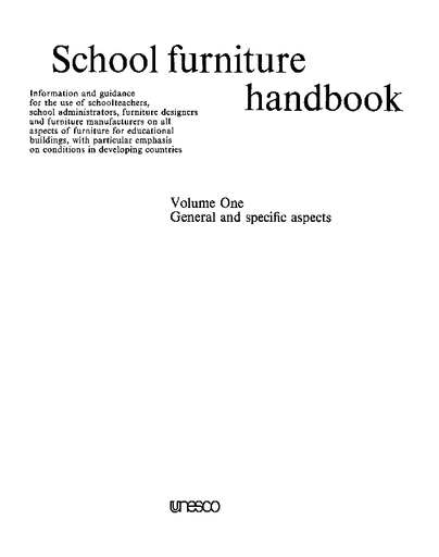 School Furniture Handbook Information And Guidance For The Use Of