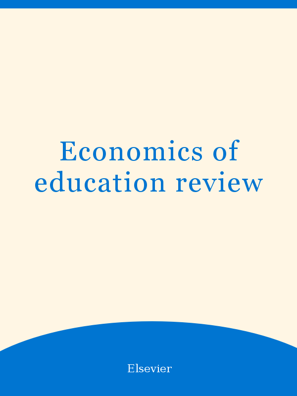 economics of education review scimago