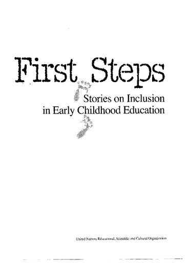 367px x 512px - First steps: stories on inclusion in early childhood education