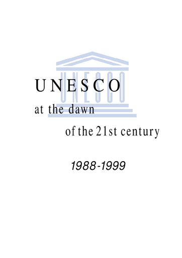 Mama Na Bata Ka Rafe Xxx Vidos Hd - UNESCO at the dawn of the 21st century, 1988-1999