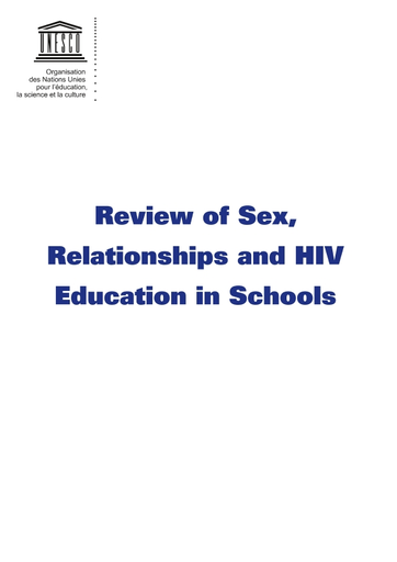 362px x 512px - Review of sex, relationships and HIV education in schools