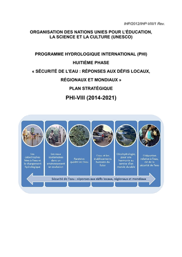 PDF) Outils d'aide à la décision pour la gestion optimale des ressources en  eau