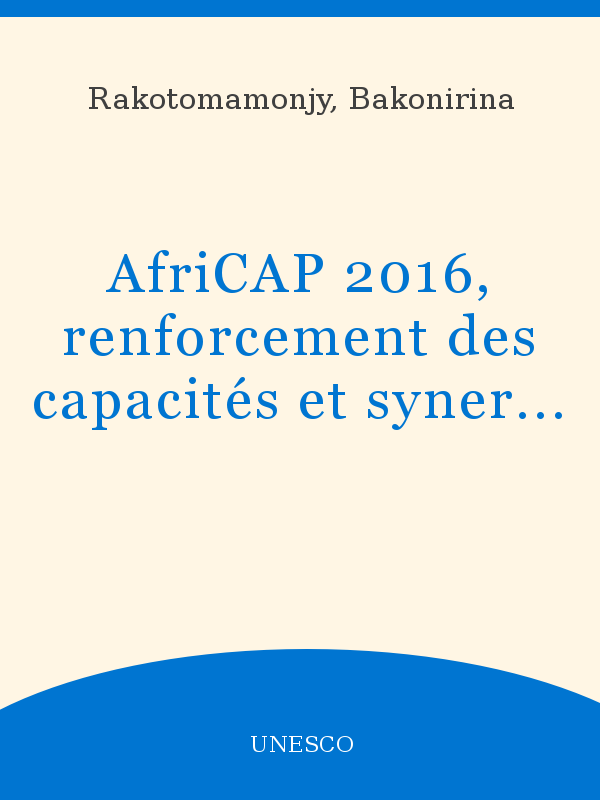 600px x 800px - AfriCAP 2016, renforcement des capacitÃ©s et synergies entre les acteurs du  patrimoine en Afrique de l'Ouest