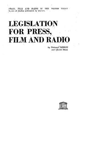 Underground Forbidden Minor Porn - Legislation for press, film and radio; comparative study of ...