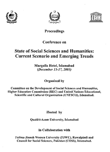 Nazea Hasan Sayed Sex - Conference on State of Social Sciences and Humanities: Current ...